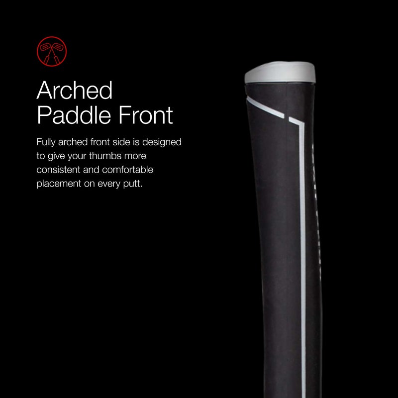 Golf Pride Pro Only Golf Putter Grip - Firm All-Rubber Grip for Comfort & Feedback - Traditional Streamlined Shape - Red Star, Pistol - Image 5